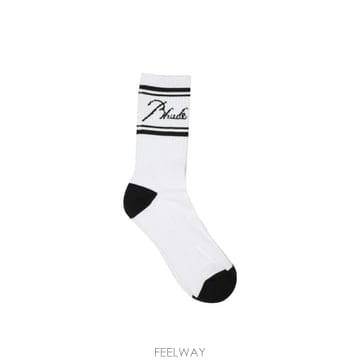 RHUDE 26FW ��� �縻 RHFW26SO06884 0972 BIANCO NERO26FW ��� �縻 RHFW26SO06884 0972 BIANCO NERO