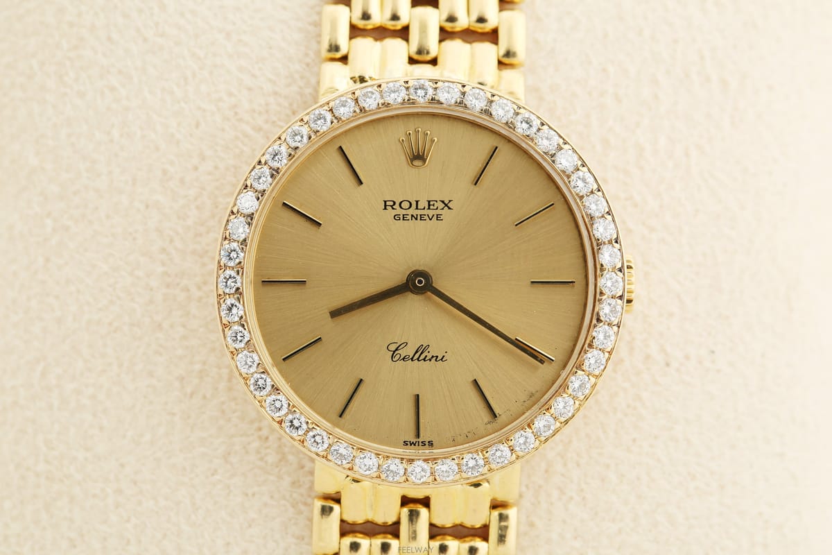 Rolex �ѷ��� Rolex ÿ���� ���̾Ƹ�� ���� 18K ���� ������ ���� �ð� Ref. 4109�ѷ��� Rolex ÿ���� ���̾Ƹ�� ���� 18K ���� ������ ��