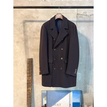 일레븐티 더블 브레스티드 코트 슬림100
