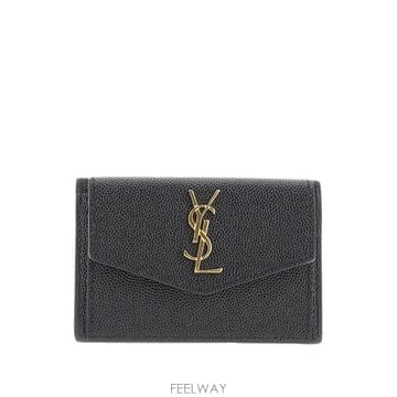 26 F/W 생로랑 UPTOWN 그레인 드 파드레 레더 카드 케이스  B0132342899