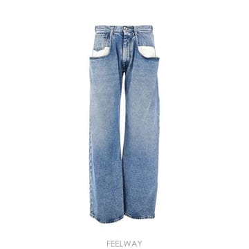26 S/S 메종 마르지엘라 스트레이트 레그 진 WITH DROPPE B0132346332