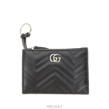 26 F/W 구찌 레더 GG 마몬트 키 홀더 8377471000 B0132348803