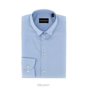 25 F/W 엠포리오 아르마니 스트레치 포플린 셔츠 01CA9T700 B0132350395