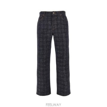 25 F/W 버버리 체크 데님 루즈 핏 진 8110647A5924 B0132350818