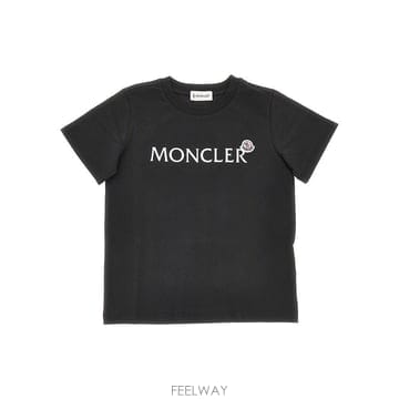 26 S/S 몽클레어 코튼 저지 티셔츠 WITH 로고 (KIDS 상품 B0132352382