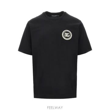 26 S/S 돌체 앤 가바나 로고 패치 티셔츠 G8PN9ZN0000 B0132352392