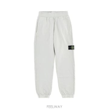 26 S/S 스톤 아일랜드 오가닉 코튼 스웨트팬츠 WITH 로고 뱃지 B0132352838