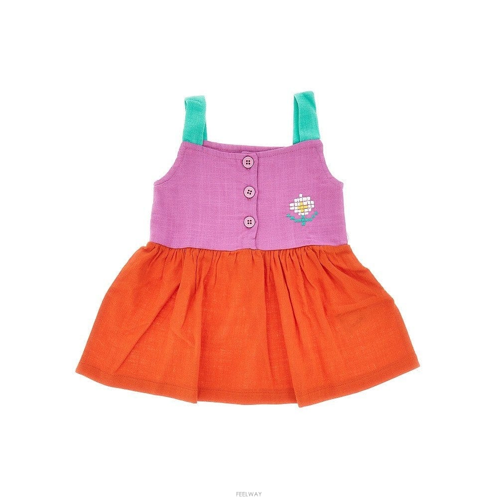 BOBO CHOSES 26 S/S �������� ��ư �̴� �巹�� WITH �÷� ���� ��Ƽ�� K B013235337626 S/S �������� ��ư �̴� �巹�� WITH �÷� ���� ��Ƽ��