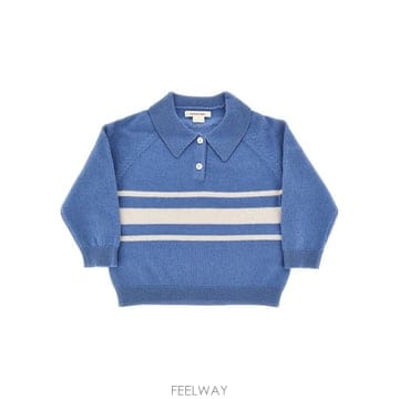 26 S/S KONGES SLOJD BASI 울 폴로 스웨터 KIDS B0132353848