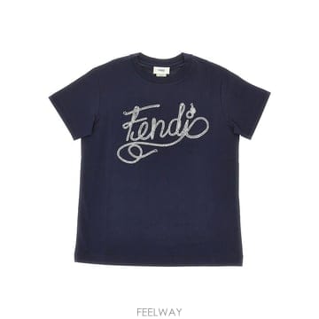 26 S/S 펜디 FENDI 코드 프린트 티셔츠 KIDS (KIDS  B0132354966