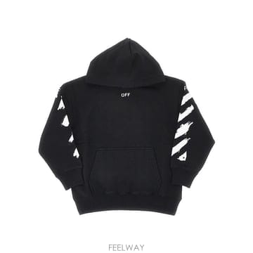 26 S/S 오프화이트 디아그 페인트 프린트 후드 (KIDS 상품)  B0132355054