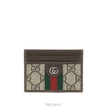 26 F/W 구찌 레더 & GG 슈프림 오피디아 카드홀더 838486 B0132355702