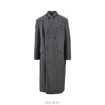 26 F/W MFPEN CONFERENCE 헤링본 울 롱 코트 CM- B0132362311
