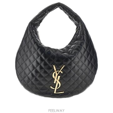 26 F/W 생로랑 ICARE 퀼팅 나파 레더 호보 백 8581601 B0132355868