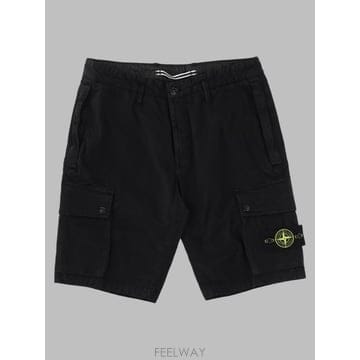 27SS 스톤 아일랜드 숏팬츠 M1S15L100019 S0A10V0029 BLACK