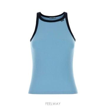 26FW 프라다 반팔 티셔츠 39687SOOO6513 F0QY6 Light Blue