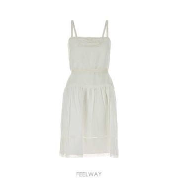 26FW 프라다 원피스 P3S37RSOOO192T F0009 White