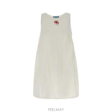 26FW 프라다 원피스 P3S60RSOOO122G F0009 White