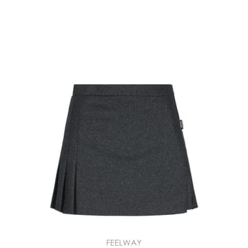 프라다 Re Wool miniskirt 12371396296968 TP725875341