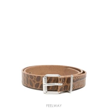 아워레가시 croc effect leather belt 12371395182856 TP725875544