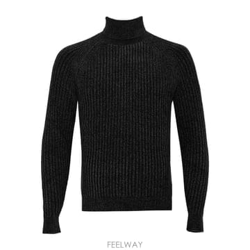 26FW 알알디 ROBERTO RICCI DESIGNS 벨벳 Rave 블랙 립 터틀넥 W2613810 TP5