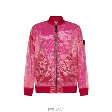 Stone Island 22SS ������Ϸ��� ���� 7615433Q2V0087 FUCHSIA POLYURETHANE �ƿ��� ���� ����22SS ������Ϸ��� ���� 7615433Q2V0087 FUCHSIA POLYURET