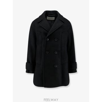 [N85]아미 HCO480 남성 코트 패딩자켓 다운자켓 AMI PARIS Virgin wool peacoat