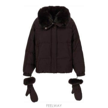 Yves Salomon 26FW �̺��θ� ���� �ö��� Ǫ�� ���� with ����尩 27W25WYV09066WO2WA2300 T26FW �̺��θ� ���� �ö��� Ǫ�� ���� with �����