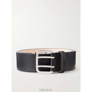 26 FW DEHANCHE 블랙 허치 3cm 가죽 벨트 TP582400277