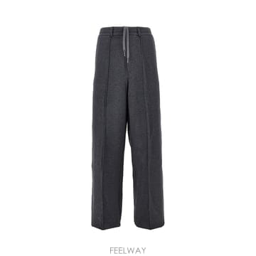 26 F/W 엠포리오 아르마니 FRENCH 테리 스트레이트 레그 팬츠 B0132360693