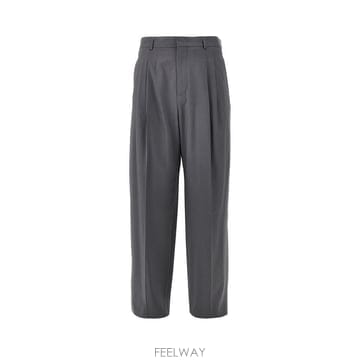 26 F/W 엠포리오 아르마니 울 플리트 팬츠 EM007123U810 B0132362013