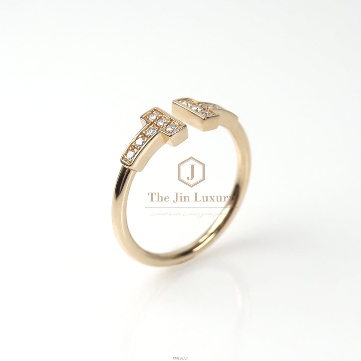 TIFFANY & Co ���û�ǰ�� Ƽ�Ĵ� T ���̾� 18K ������ ���̾Ƹ�� �������û�ǰ�� Ƽ�Ĵ� T ���̾� 18K ������ ���̾Ƹ�� ��