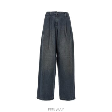 26 F/W 골든구스 FLAVIA 와이드 레그 팬츠 GWP012035 B0132362366