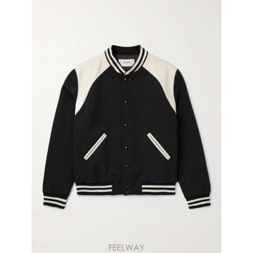 25 F/W 셀린느 테디 스트라이프 컬러블록 레더 버진 울블렌드 발시 B0081084919