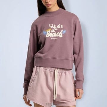 Palm Angels 26 FW �ʿ����� Lifes A Beach ������ ũ�� ����Ʈ���� PAWBA04F26FL01383B26 FW �ʿ����� Lifes A Beach ������ ũ�� ����Ʈ���� PA