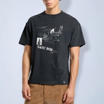 Palm Angels 26 FW �ʿ����� Surf Boy ���� ���� ���ַ� Ƽ���� PAMAA01F26JR07111026 FW �ʿ����� Surf Boy ���� ���� ���ַ� Ƽ���� PAMAA0