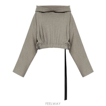 Rick Owens 26 FW �������� ��ũ������ ��ν�Ʈ�� ũ�� �ĵ� Ƽ���� 178 DS02E7236FGM26 FW �������� ��ũ������ ��ν�Ʈ�� ũ�� �ĵ� Ƽ���� 