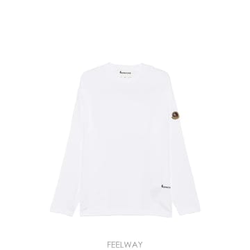 Moncler ��Ŭ���� Re Icon graphic print long sleeve T shirt 1237139436365��Ŭ���� Re Icon graphic print long sleeve T shirt 123