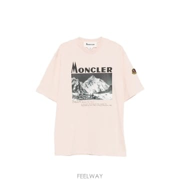 Moncler ��Ŭ���� mountain print jersey T shirt 12371394625800 TP72587679��Ŭ���� mountain print jersey T shirt 12371394625800 