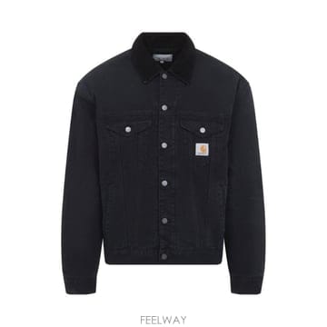칼하트 WIP OG 트러커 데님 재킷 I03705800E4O BLACKBLACK TP980395497