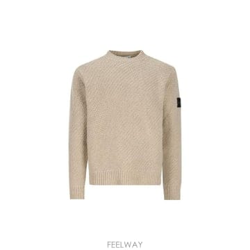 스톤 아일랜드 텍스처드 크루넥 니트 점퍼 L2S155100055S02A3 V0M94 TP980398311