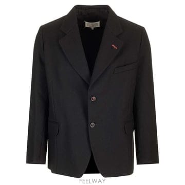 Maison Margiela 헤링본 싱글 브레스티드 블레이저 SI1BN0008S60307 900 TP9803