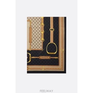 GUCCI [E32]���� 8136253G0011060 ���� ��ī�� ���÷� GUCCI printed silk foular[E32]���� 8136253G0011060 ���� ��ī�� ���÷� GUCCI pri