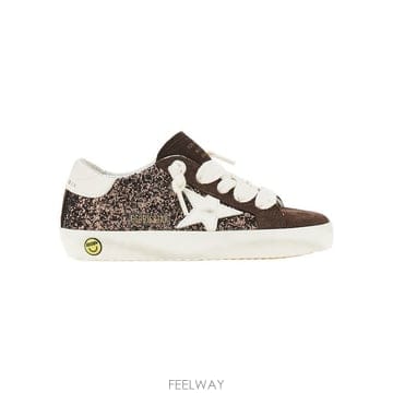 26 F/W 골든구스 GLITTERY 슈퍼스타 스니커즈 KIDS (K B0132358342