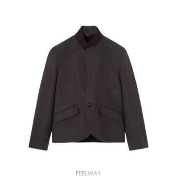 당일배송 로로피아나 버튼 프런트 재킷