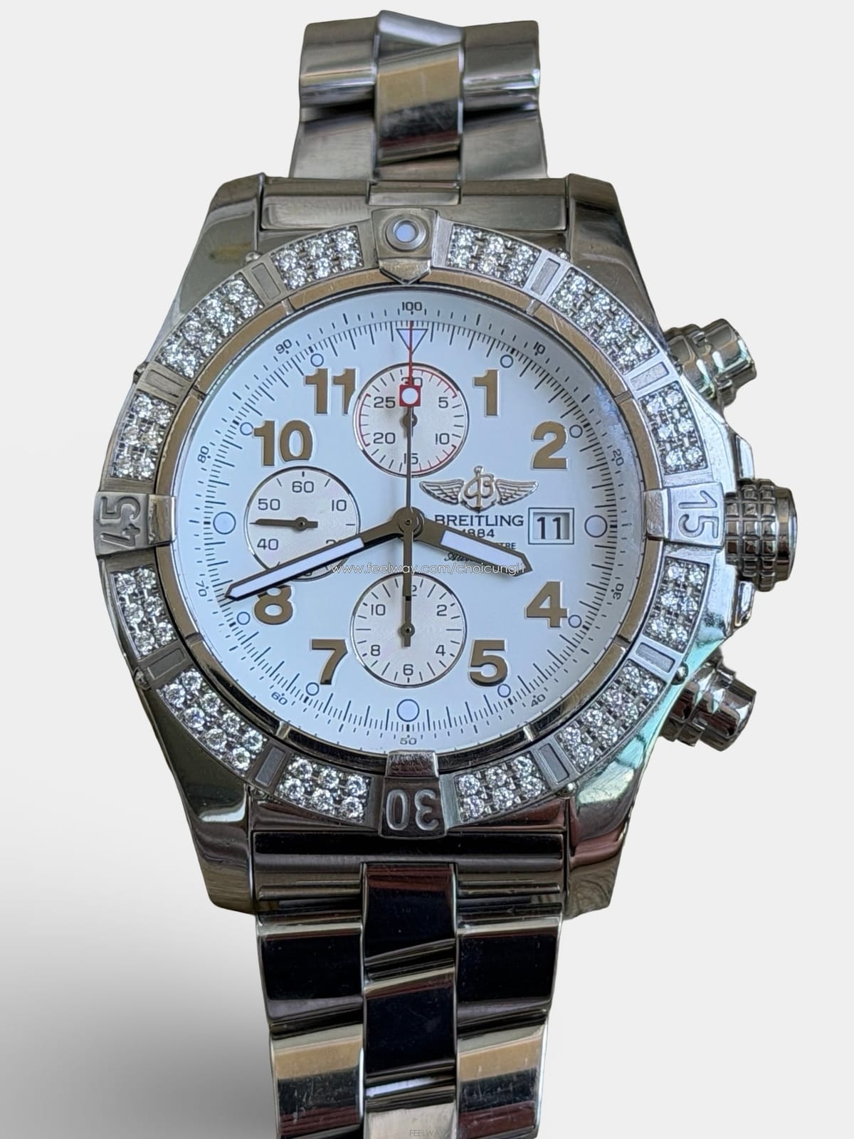 Breitling �����Ʋ�� ���� ��� ȭ��Ʈ ���̾� ���̾Ƹ�� ���� A13370 �ð� �Ǹź����Ʋ�� ���� ��� ȭ��Ʈ ���̾� ���̾Ƹ�� ���� A