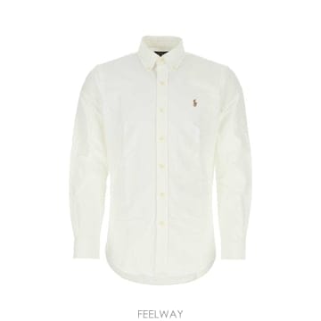 Ralph Lauren 26FW ���� �����η� �÷� ���� �ڼ� Ŀ���� �� ��ư �ٿ� ���� 710792041 001 White26FW ���� �����η� �÷� ���� �ڼ� Ŀ���� �� ��ư �ٿ� 