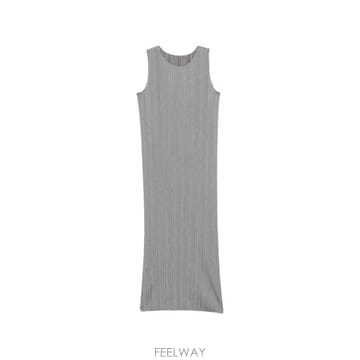 26FW 플리츠플리즈 미디 원피스 PP68JH114 12 GREY
