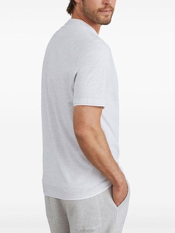 Brunello Cucinelli ���ڷ� ��ġ�ڸ� Ƽ���� WITH FAUXLAYERING M0B13 B0171189768���ڷ� ��ġ�ڸ� Ƽ���� WITH FAUXLAYERING M0B13 B0171