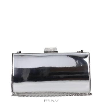 Jimmy Choo 25SS ������ Ŭ��ġ �Ŀ�ġ ZAHRAOMFBSILVER25SS ������ Ŭ��ġ �Ŀ�ġ ZAHRAOMFBSILVER